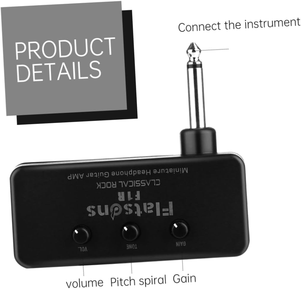 UPKOCH 2 Sets amplifier electric guitar Ukulele portable Tuner plastic aluminum bass amplifier ballad universal pocket speaker amplifier miniature mini guitar amplifier speaker - Image 8