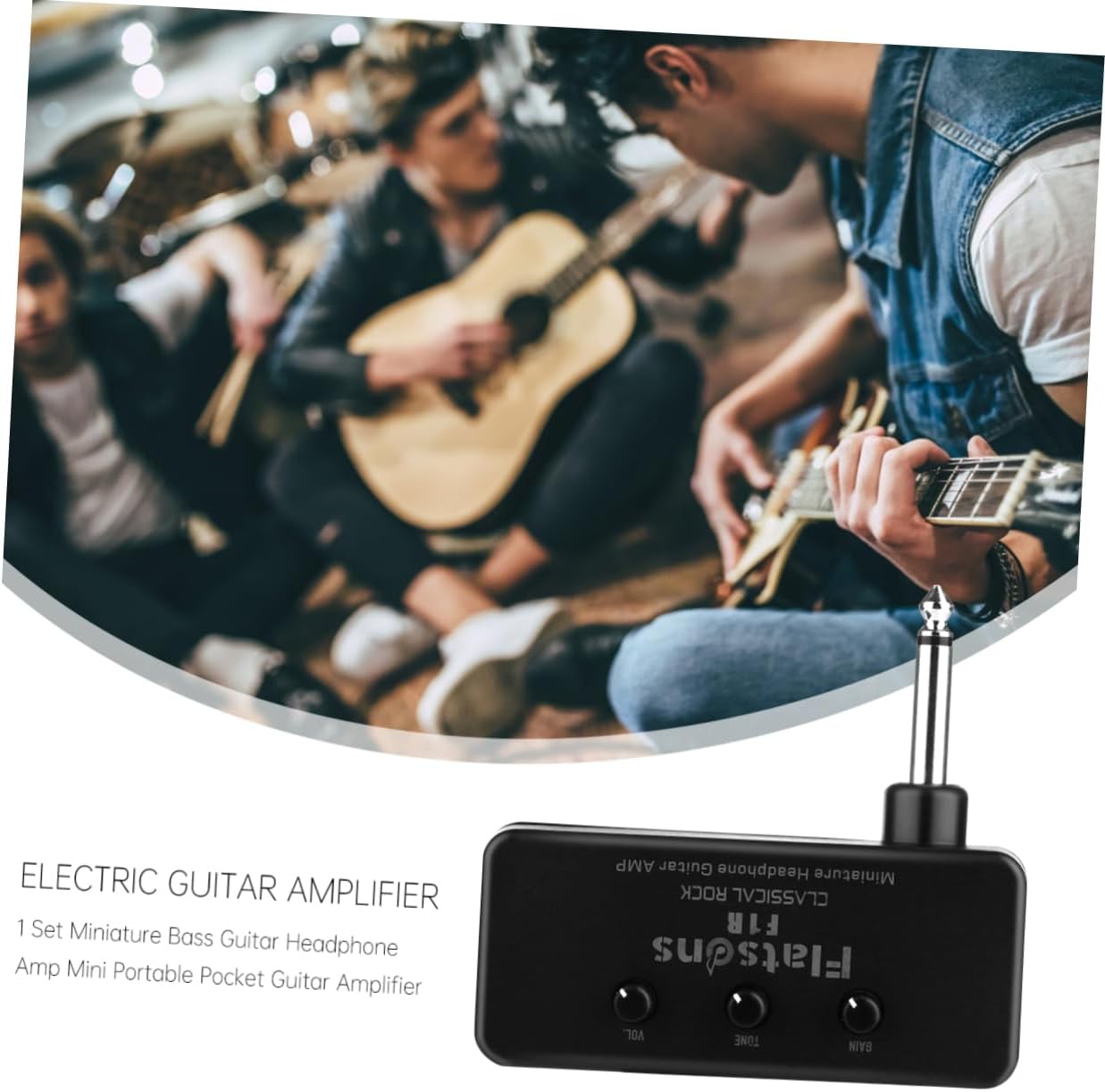 UPKOCH 2 Sets amplifier electric guitar Ukulele portable Tuner plastic aluminum bass amplifier ballad universal pocket speaker amplifier miniature mini guitar amplifier speaker - Image 9