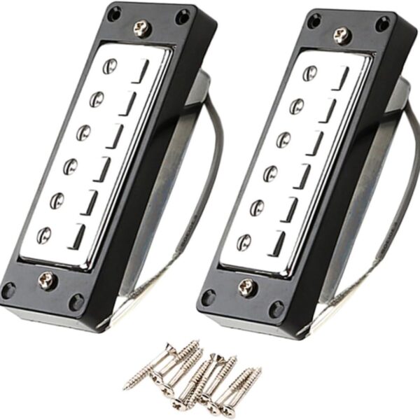 1 Pair Preamp System Pickup Guitars Musical Instrument Parts Guitar Pickup Metal Pickups Guitar Sound Pickup Violin Pickup Guitar Bridge Pickup Ukulele Pick up