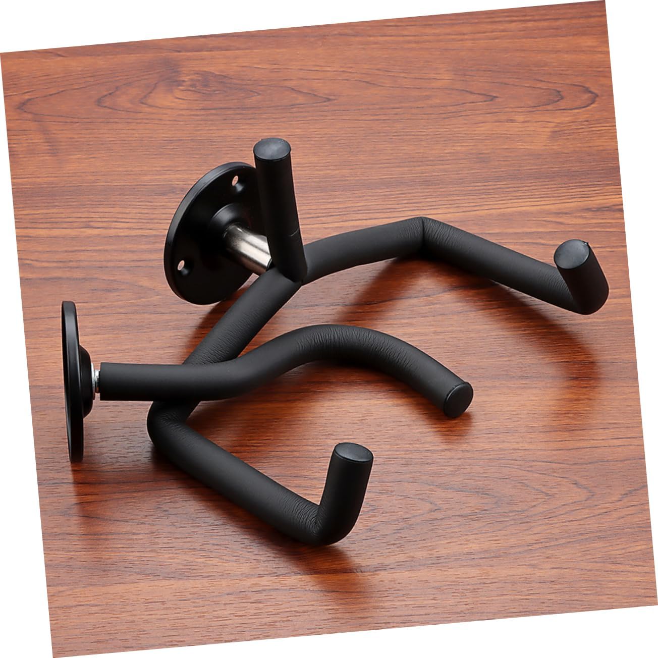 Vaguelly 1 Set Guitar Hanger Guitar Stand Ukulele Wall Mount for Shop Musical Instrument Hanger Wall-Mounted Guitar Hook Ukulele Stand Guitar Mount Hanger Iron Bass Holder Guitar Wall Hook - Image 8