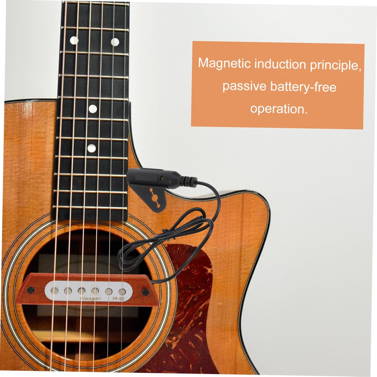 TOYANDONA 1pc Guitar Pickups Classical Guitar Pickup Acoustic Guitar Pickup Eq Equalizer System Banjo Piezo Pickup Amps for Guitars Electric Acoustic Pickup Ukulele Individual Bass - Image 3