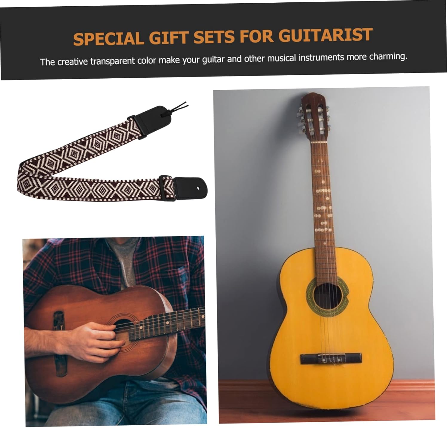ibasenice 3pcs Ukulele Strap Ukulele Belt Braided Belt Banjos Strap Electric Guitar Accessories Electric Guitar Straps Acoustic Guitar Strap Instrument Accessories Ukulele for Cotton - Image 5