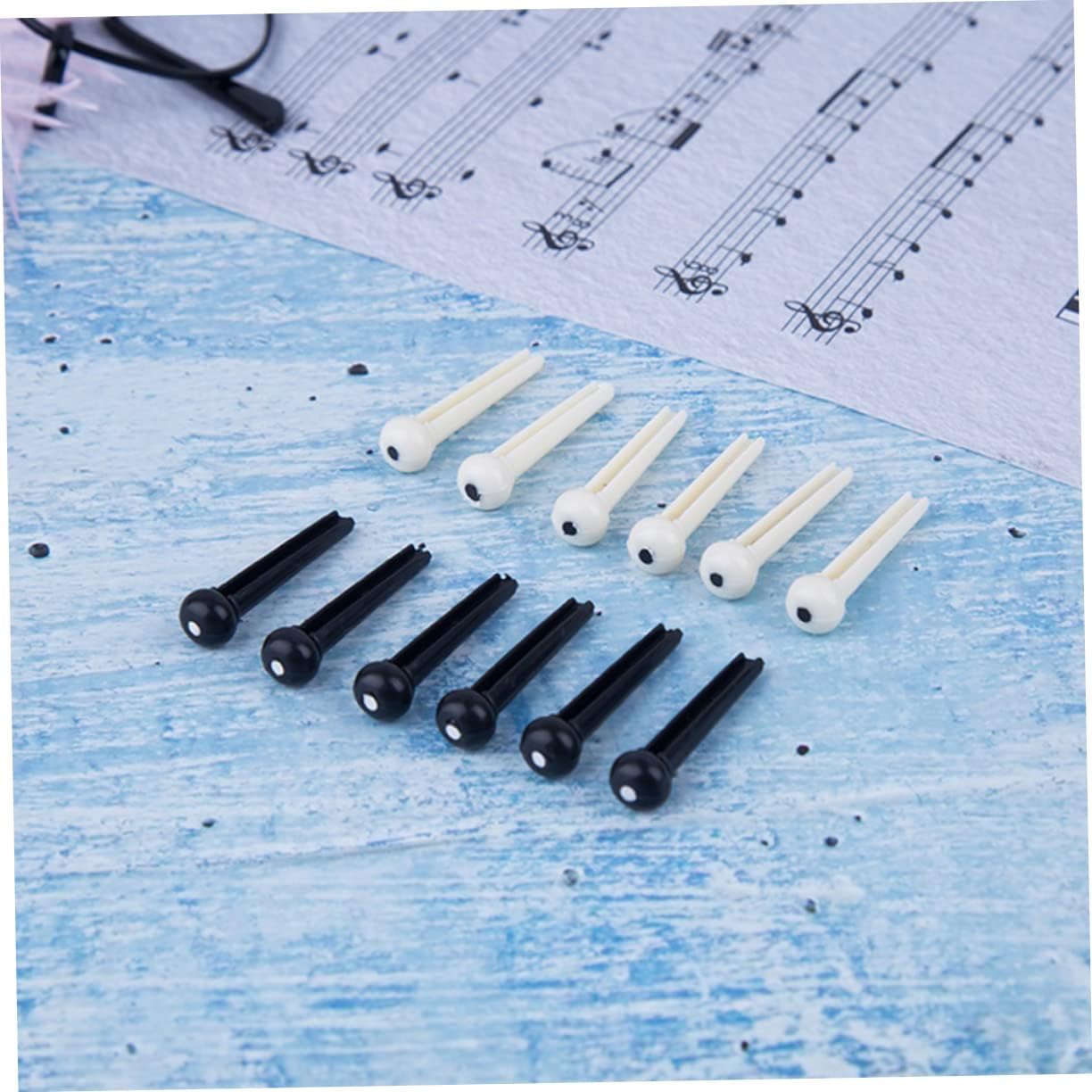 Abaodam 100pcs Deer Whistles for Vehicles Baby Belly Button Band Bathroom Trash Can Ukulele Tuning Pegs Pickup Rings Red Cymbal Stand Acoustic Bridge Tuning Keys for Bass Mini Guitar Pin - Image 3