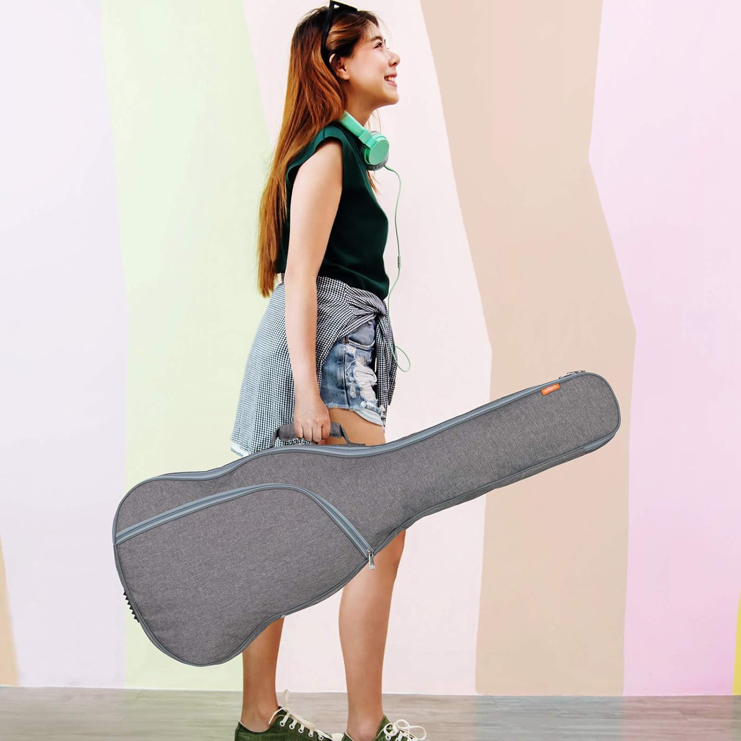 CAHAYA Electric Guitar Gig Bag 39 Inch Electronic Guitar Case 9MM Padding Waterproof Dual Adjustable Shoulder Strap Obtain patent protection, CY0175 - Image 7