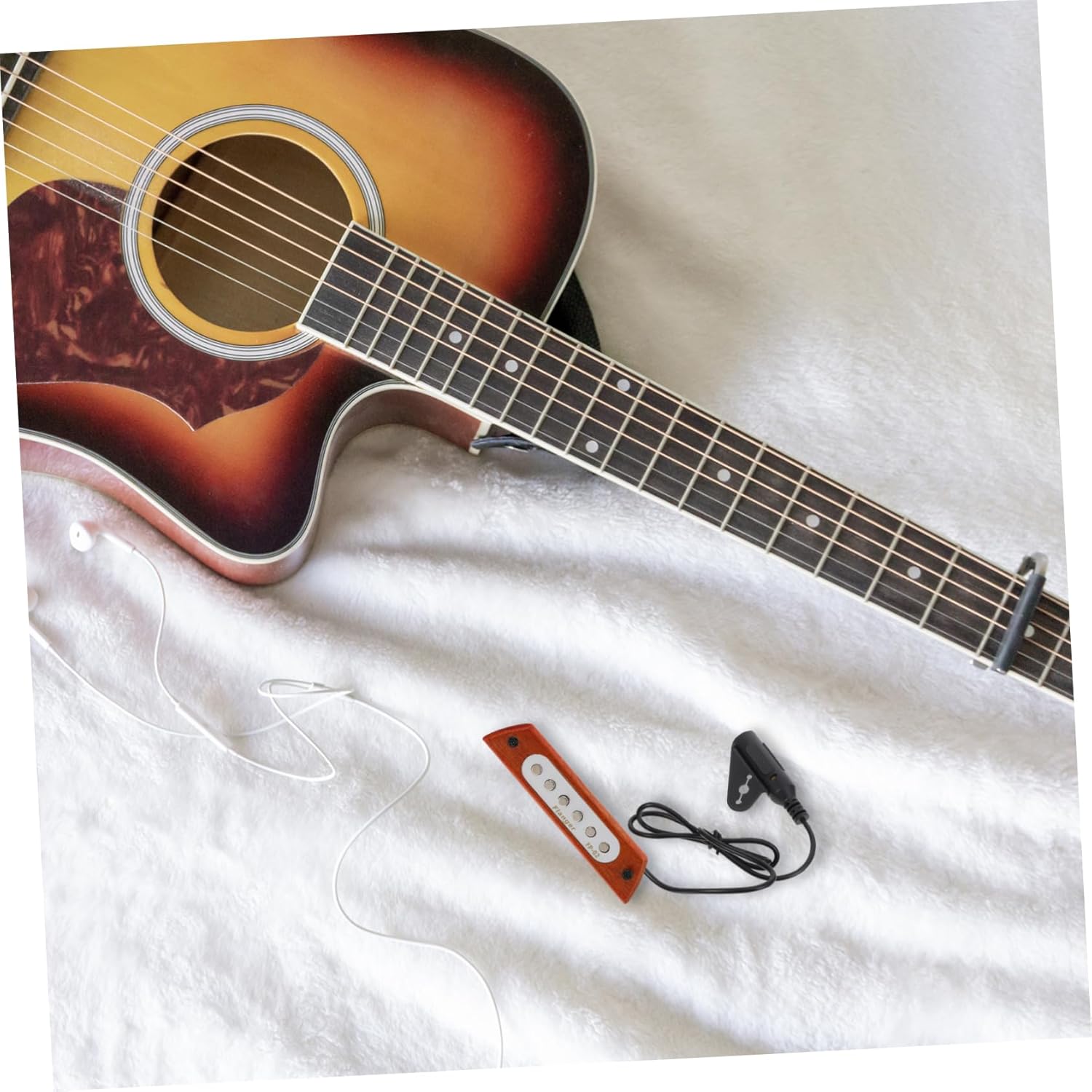 TOYANDONA 1pc Guitar Pickups Classical Guitar Pickup Acoustic Guitar Pickup Eq Equalizer System Banjo Piezo Pickup Amps for Guitars Electric Acoustic Pickup Ukulele Individual Bass - Image 4