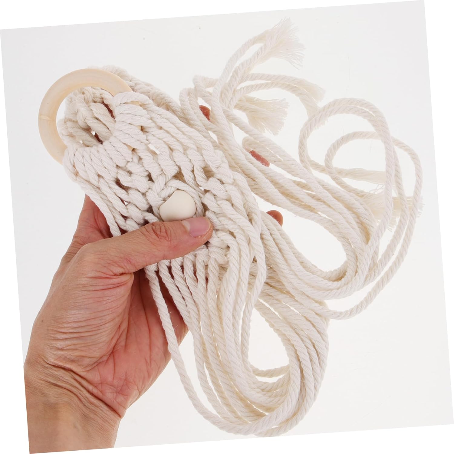 CORHAD Guitar Hanger Wall Hanging Instruments Guitar Strap Guitars Hangers Macrame Pot Hanger Ukulele Rack Macrame Guitar Hanging Holder Guitar Mount Hanger Instrument Hanger Cotton Rope - Image 4