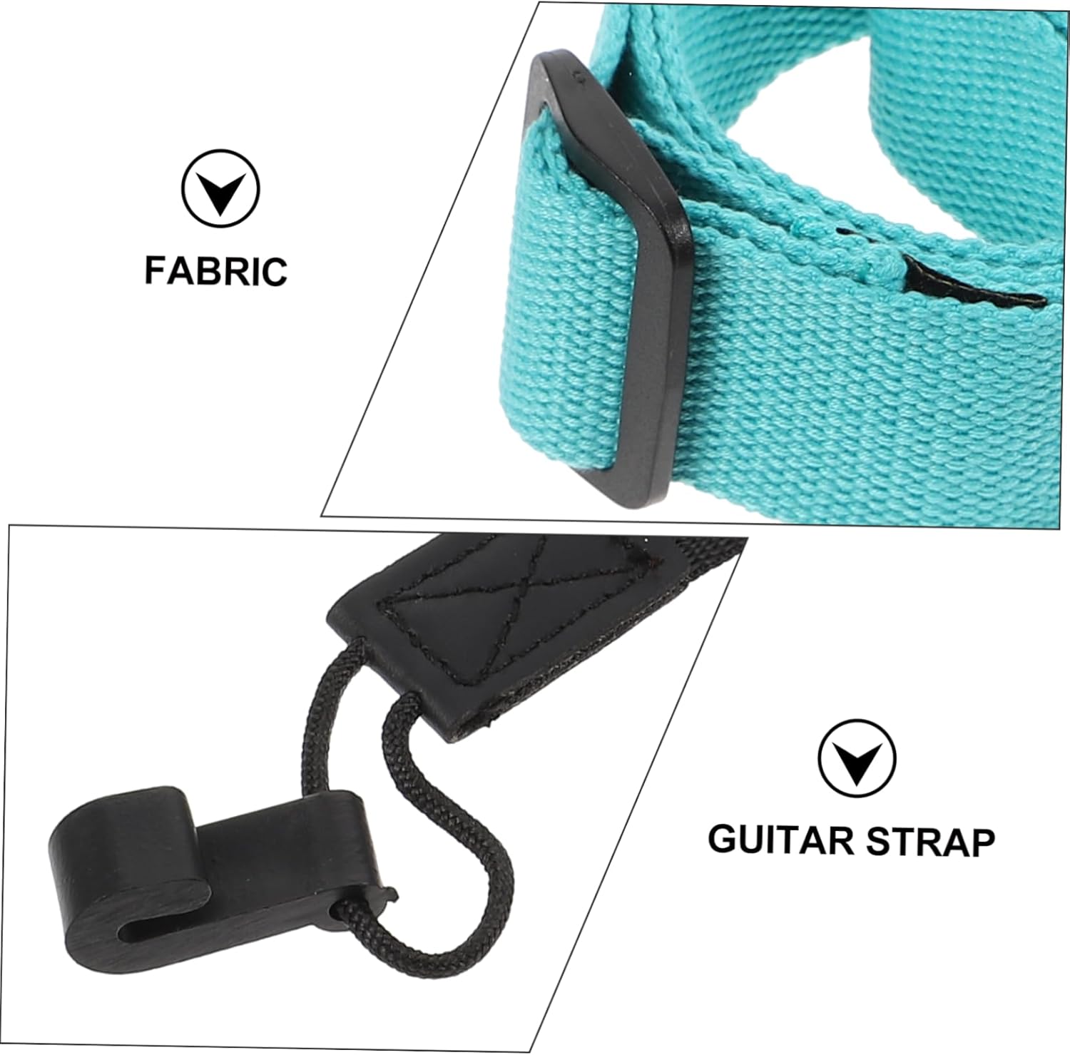 ibasenice 2 Pcs Ukulele Strap Adjustable Ukulele Belt Ukulele Back Straps Fabric Guitar Strap Tenor Ukulele Leather Watch Bands Ukulele Bass Strap Replacement Belt Child Cotton Nonporous - Image 4