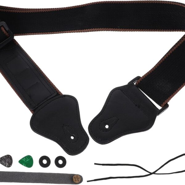 Abaodam 3 Sets Guitar Strap Set Simple Guitar Belt Ukulele Picks Guitar Head Fixing Strap Bass Guitar Strap Electric Guitar Strap Folk Guitar Strap Guitar Neck Strap Ballad Decorate Rubber Abaodam 3 Sets Guitar Strap Set Simple Guitar Belt Ukulele Picks Guitar Head Fixing Strap Bass Guitar Strap Electric Guitar Strap Folk Guitar Strap Guitar Neck Strap Ballad Decorate Rubber