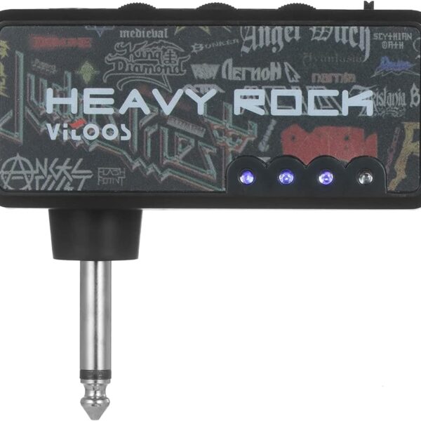 Btuty Electric Guitar Plug Headphone Amp Amplifier Heavy Rock Compact Portable