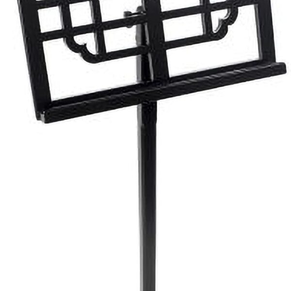 ELQW Black Wood Music Stand Holder, Retro Guitar Ukulele Violin Book Stands, Detachable Adjustable 340°angle, for Home School Band Studio ELQW Black Wood Music Stand Holder, Retro Guitar Ukulele Violin Book Stands, Detachable Adjustable 340°angle, for Home School Band Studio
