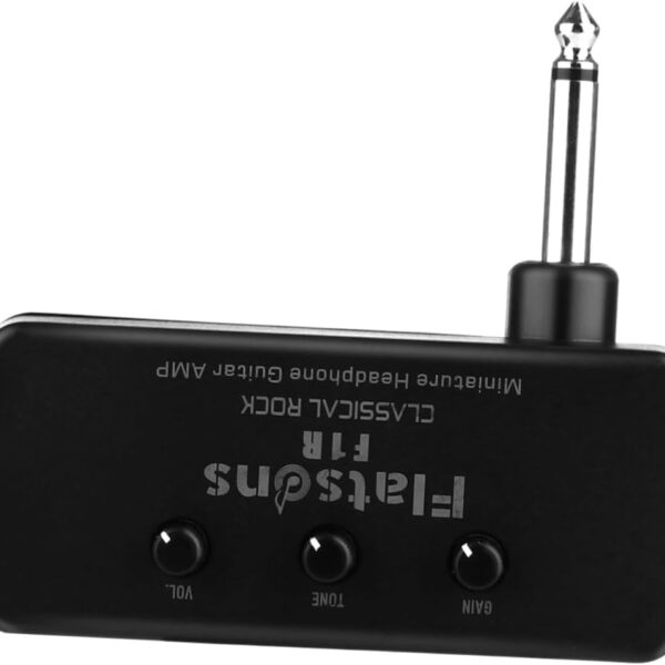 SAFIGLE 3 Sets electric guitar amplifier small stereo Ukulele mini miniature Tuner plug bass speakers Guitar aluminum travel earphone speaker plastic ballad universal