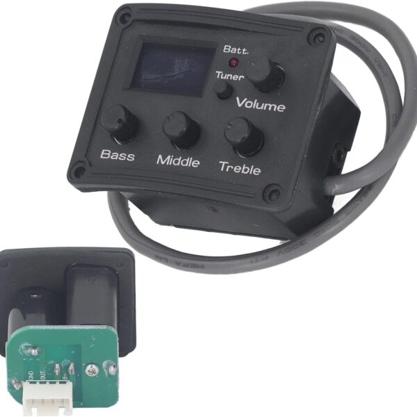 Ukulele Pickup Preamp Amplifier with LCD Screen 3 Band Equalizer for Easy Adjustment Suitable for Ukelele Players Ukulele Pickup Preamp Amplifier with LCD Screen 3 Band Equalizer for Easy Adjustment Suitable for Ukelele Players