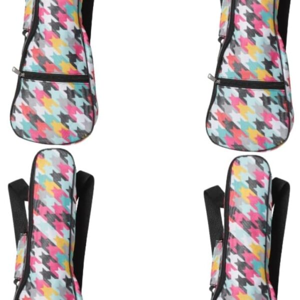 ibasenice 4pcs Acoustic Guitar Soft Case Guitar Gig Bag Ukulele Stand Ukulele Storage Pocket Ukelele Small Suitcases for Kids Dustproof Guitar Bag Carrying Bag Oxford Cloth Outdoor Child