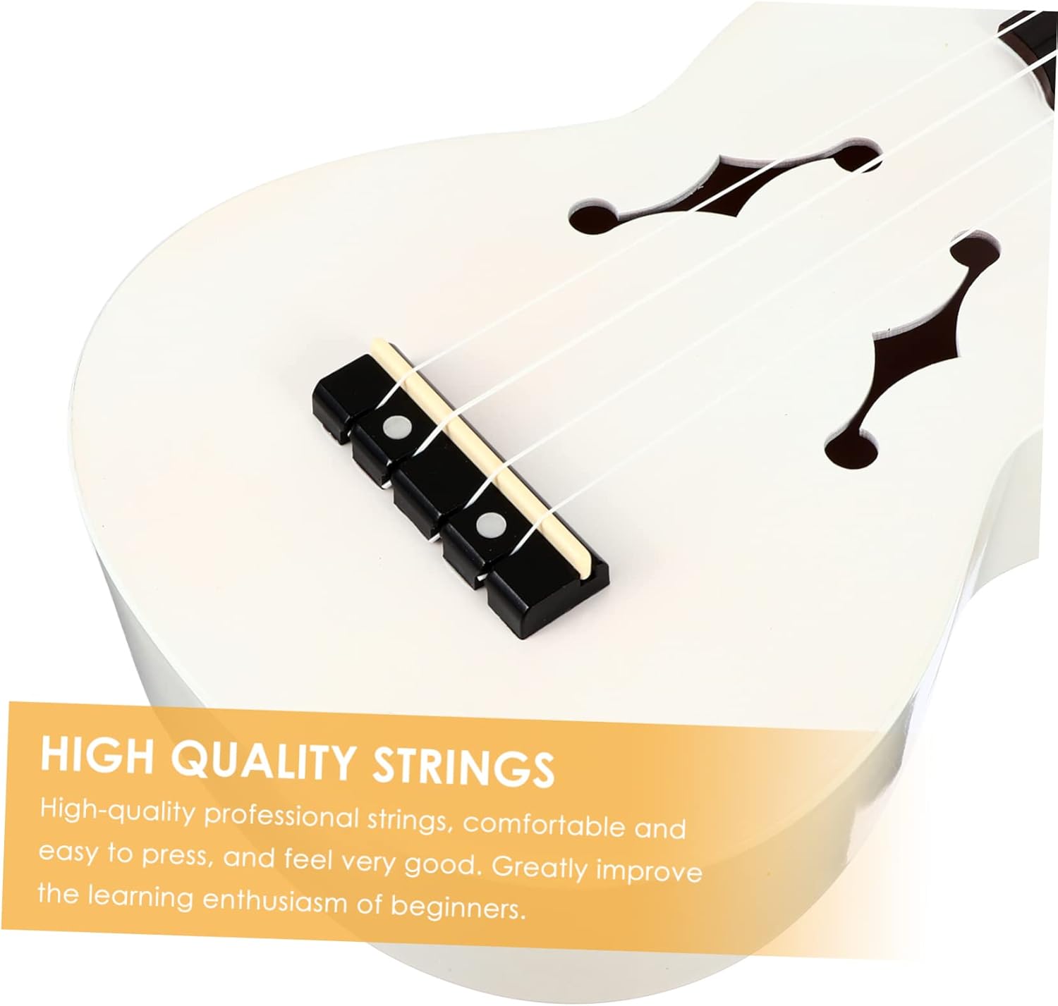 Hoement 1 Set 21 Ukulele Musical Instruments Toy Musical Instrument Mini Instruments Small Guitar Wood White - Image 4