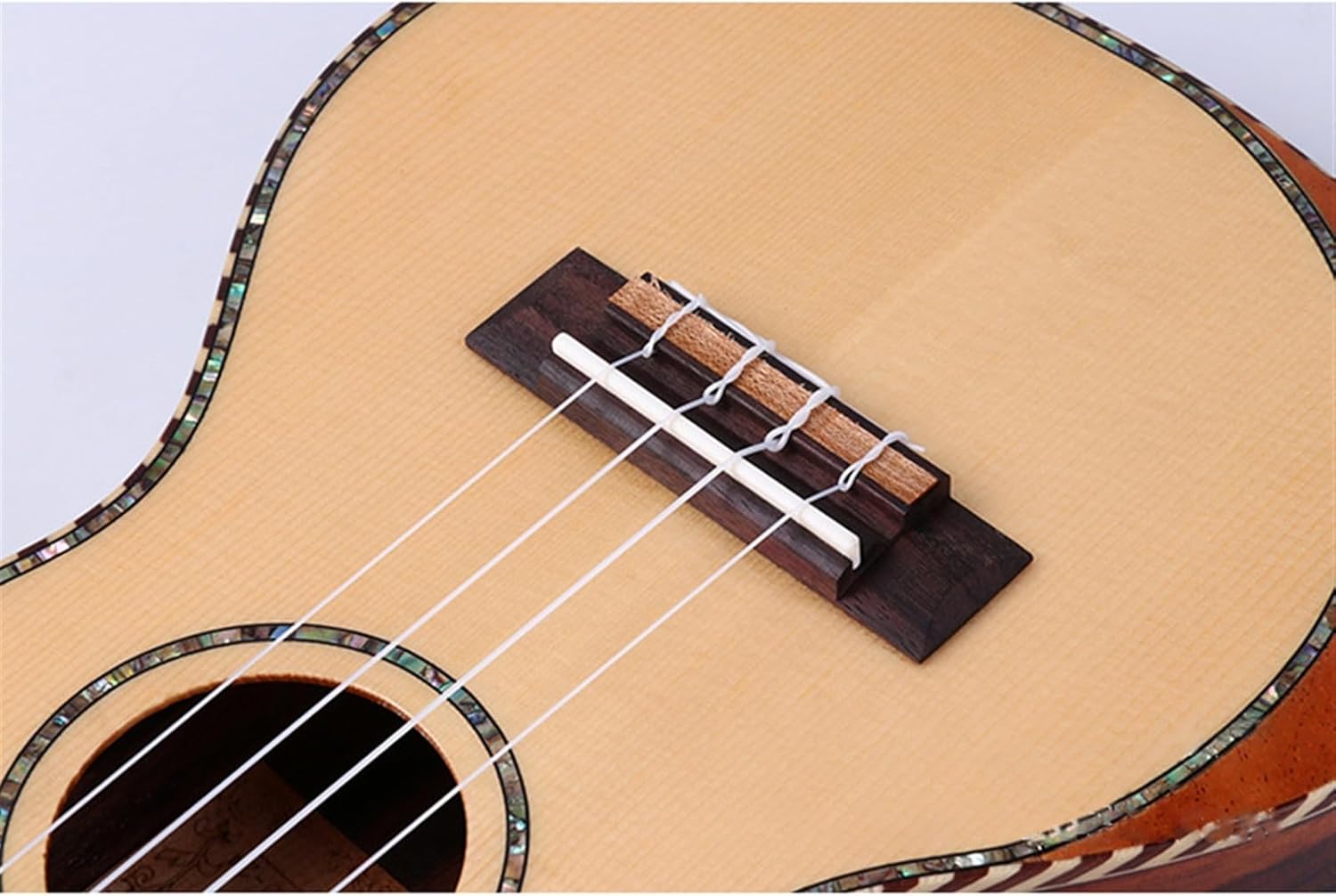 Ukelele Musical Instrument 23-inch Small Guitar Spruce Veneer Glossy ...