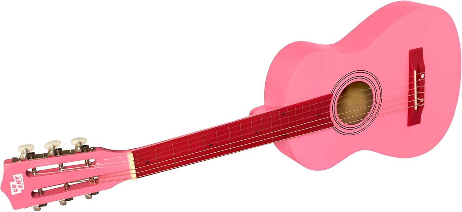 CB SKY 30-inch (76cm) Pink Classical Guitar/Girls Gift/Kids Musical ...