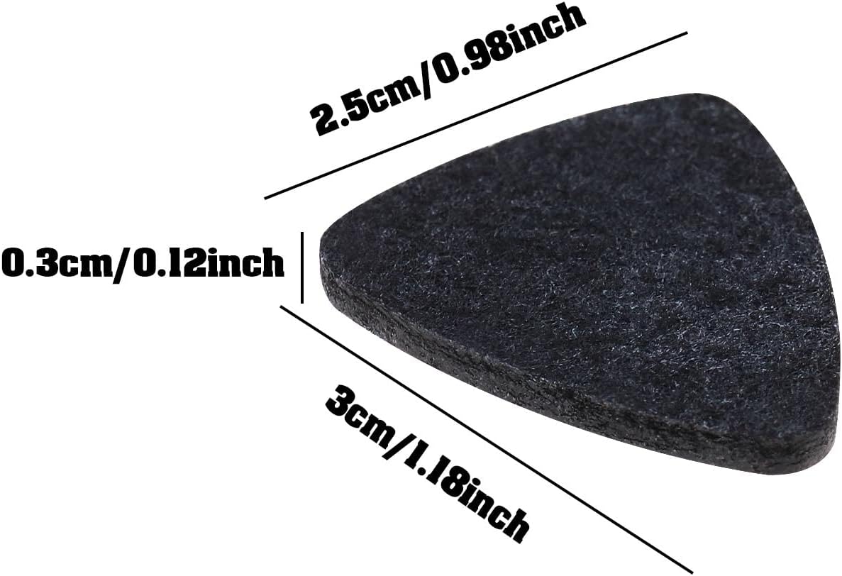 Felt Pick Be In Your Mind 24Pcs Guitar Felt Picks Replacement Compatible with ...