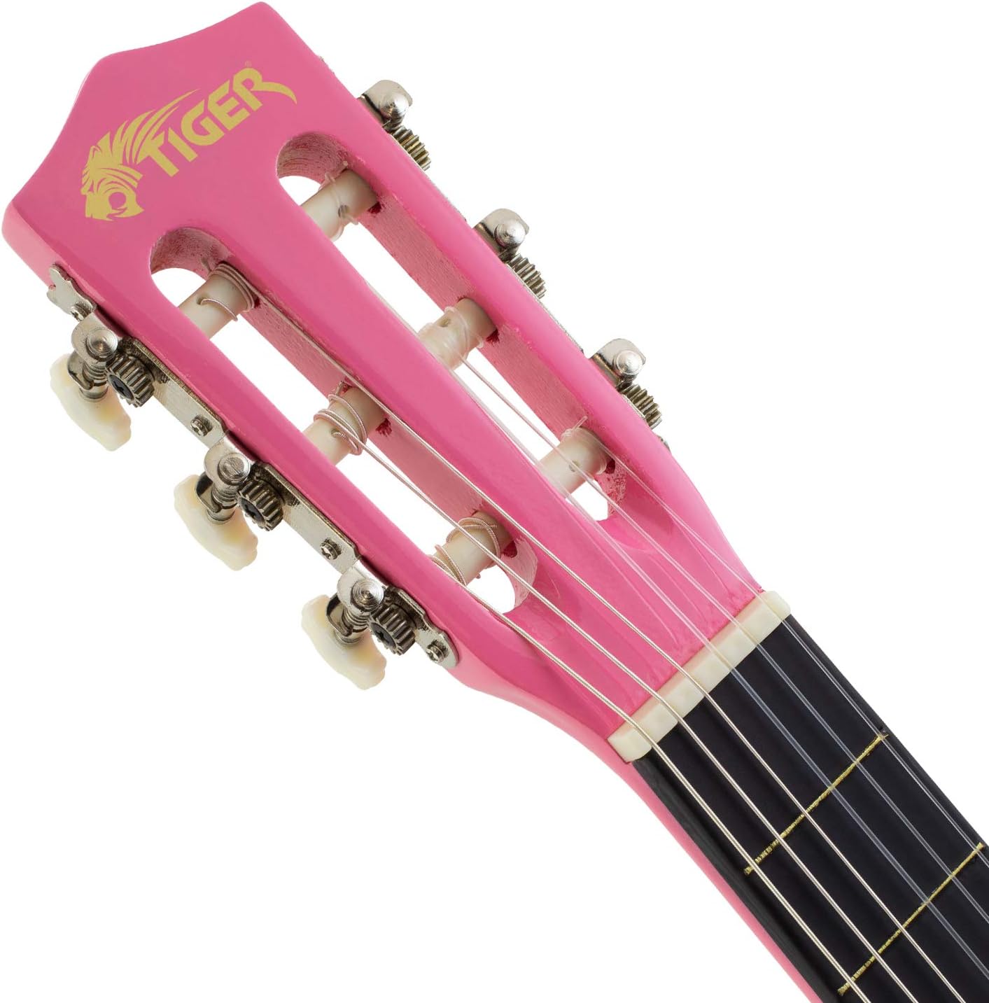TIGER CLG5-PK 1/4 Size Classical Guitar Pack - Pink - Now with 6 Months ...