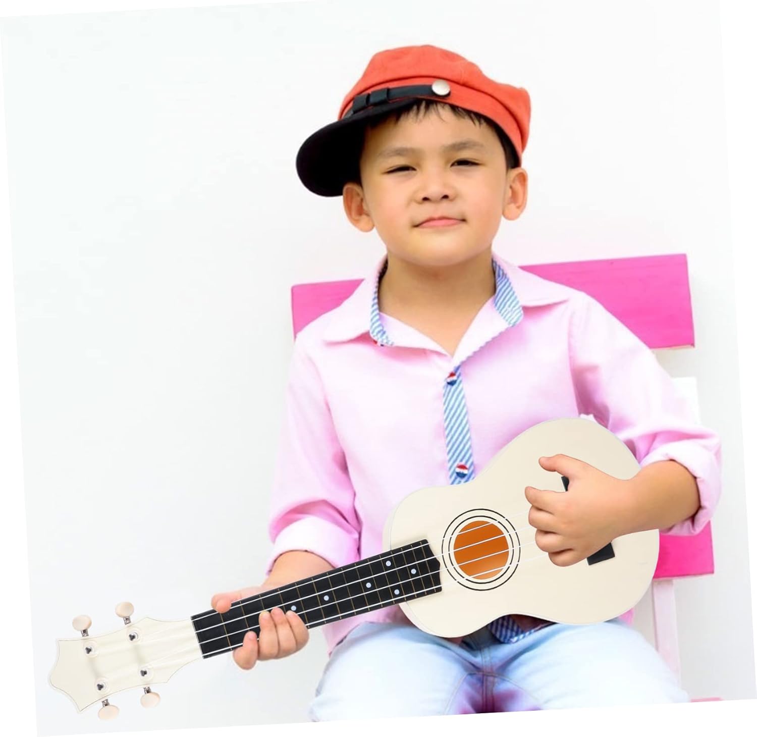 1 Set 12 Ukulele for Beginners Lightweight Guitar with Carry Bag Tuner Strap and Cloth Present for Adults for Indoor and Outdoor Play - Image 5