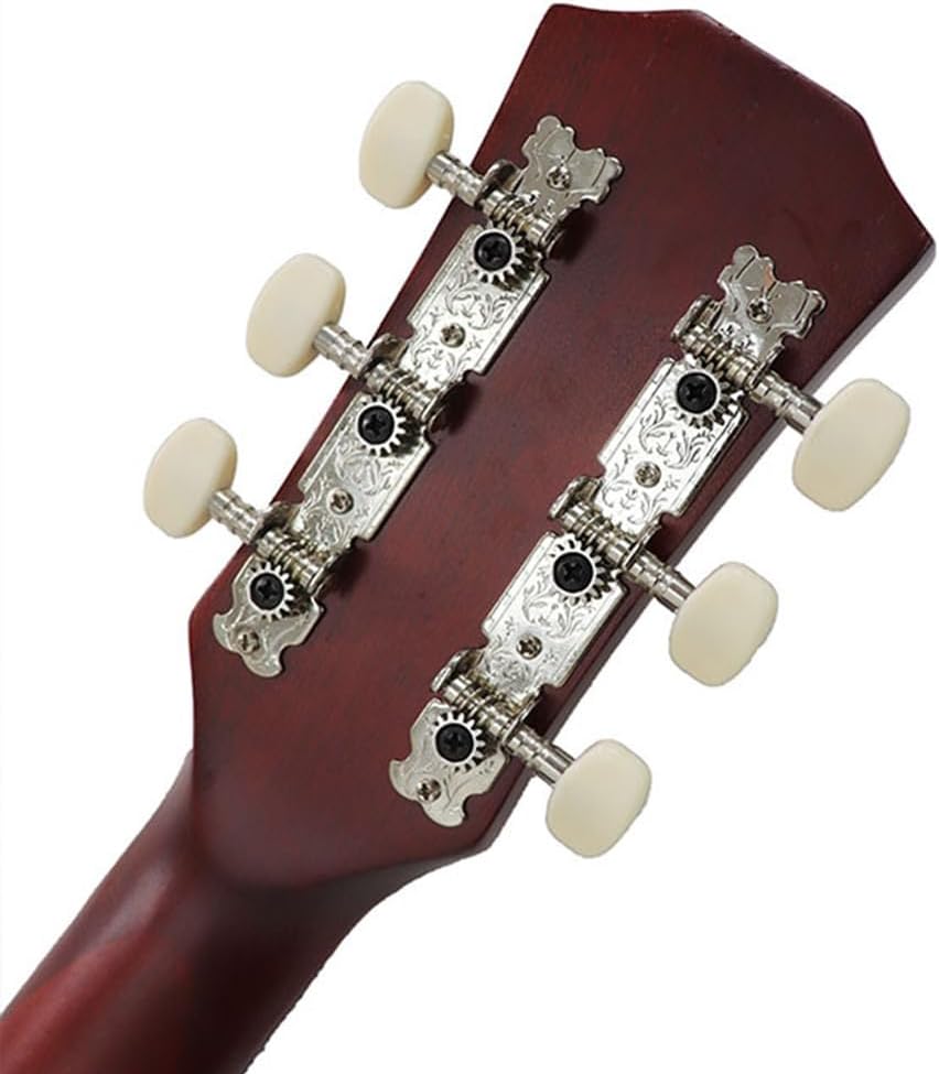 1 Set Acoustic Tuning Pegs, Guitar Machine Heads Tuning Keys Tuners for Acoustic Guitars, Ukuleles, Classical Guitars (White) - Image 5