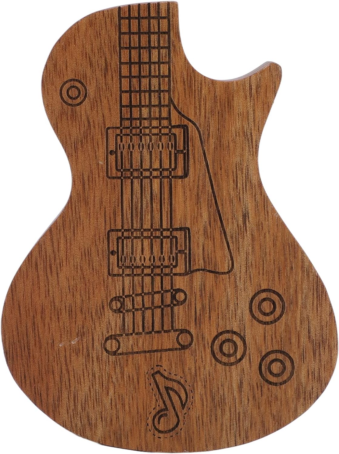 Yosoo Health Gear Guitar Picks Personalised Holder Case, Mini Wooden Guitar Shaped Pick Holder Ukulele Bass Picks Storage Box Guitar Plectrums Container for Guitarist Music Lovers Gifts - Image 9