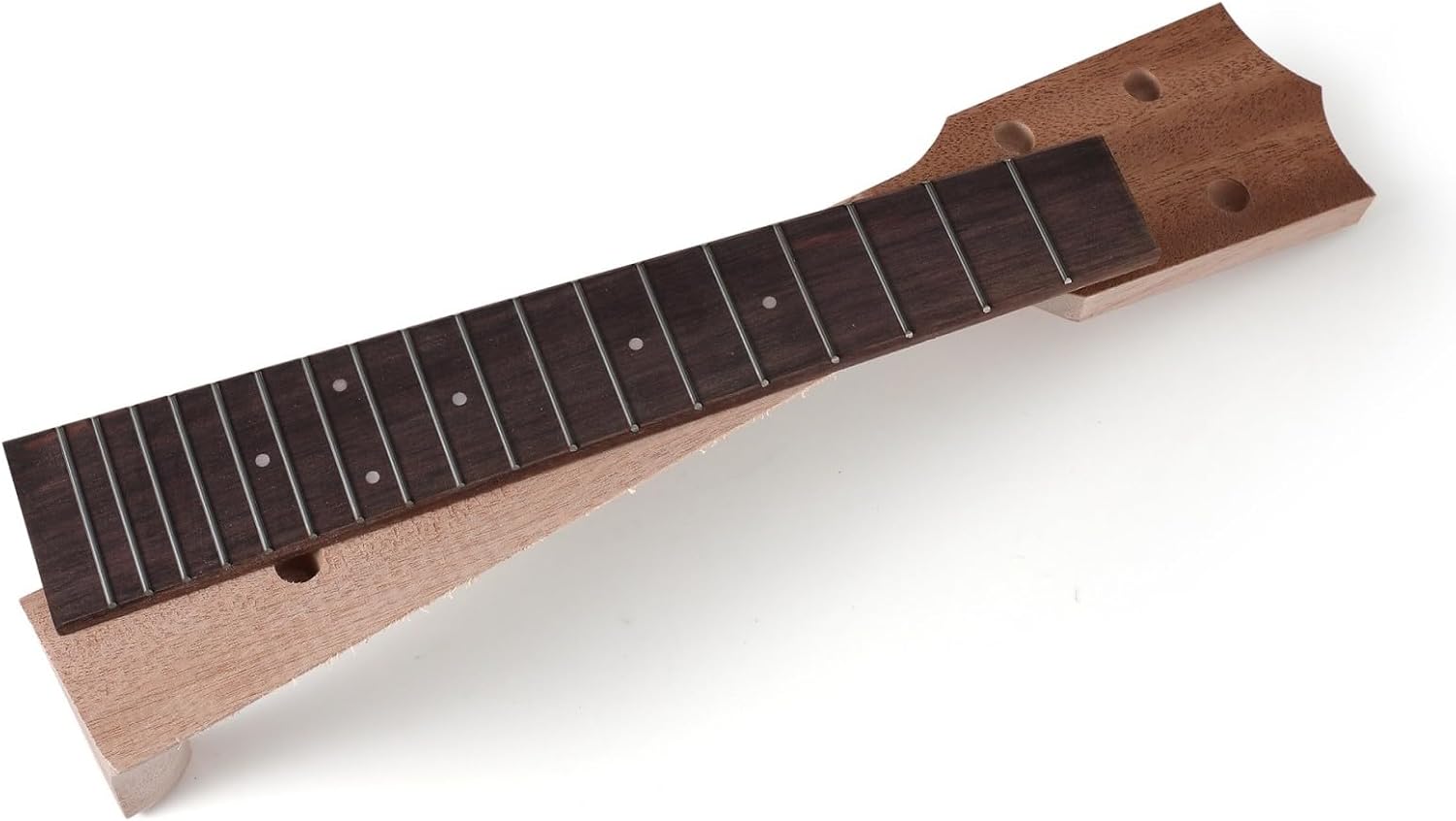 1 Set Ukulele Neck Fretboard Wood Fingerboard Musical Instrument Parts Fingerboard Instrument Supplies Ukulele Fretboard Neck Set - Image 7