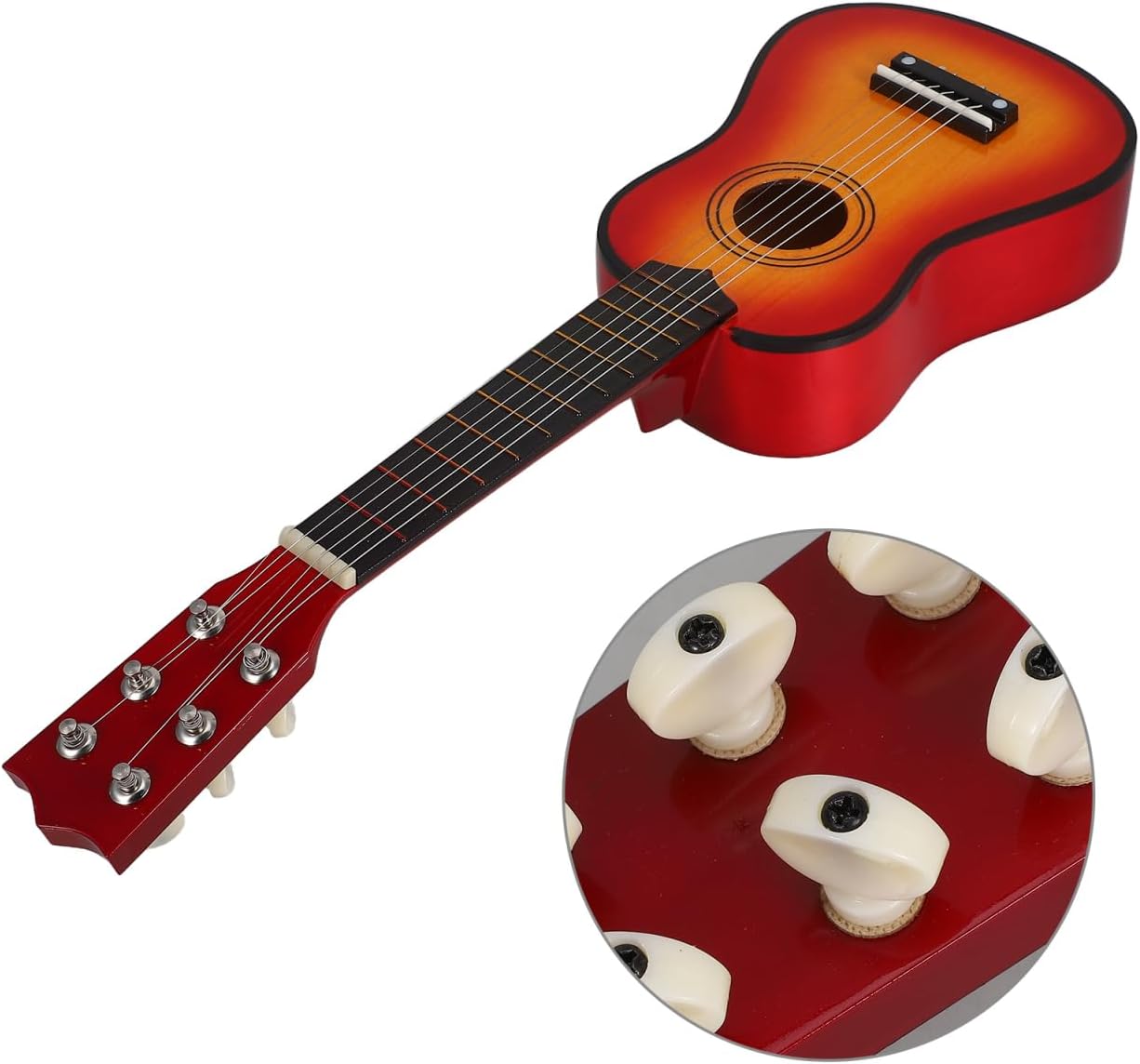 6 Strings Acoustic Guitar, Classical Strings Guitar Beginner Starter ...