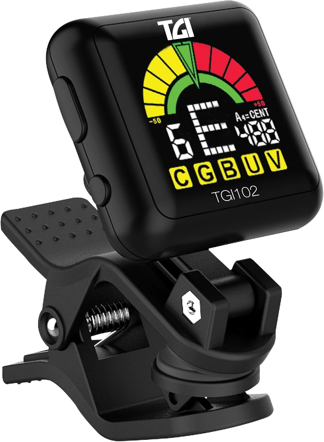 TGI 102 Series Clip on Tuner for Guitars, Bass, Ukuleles, Violins ...