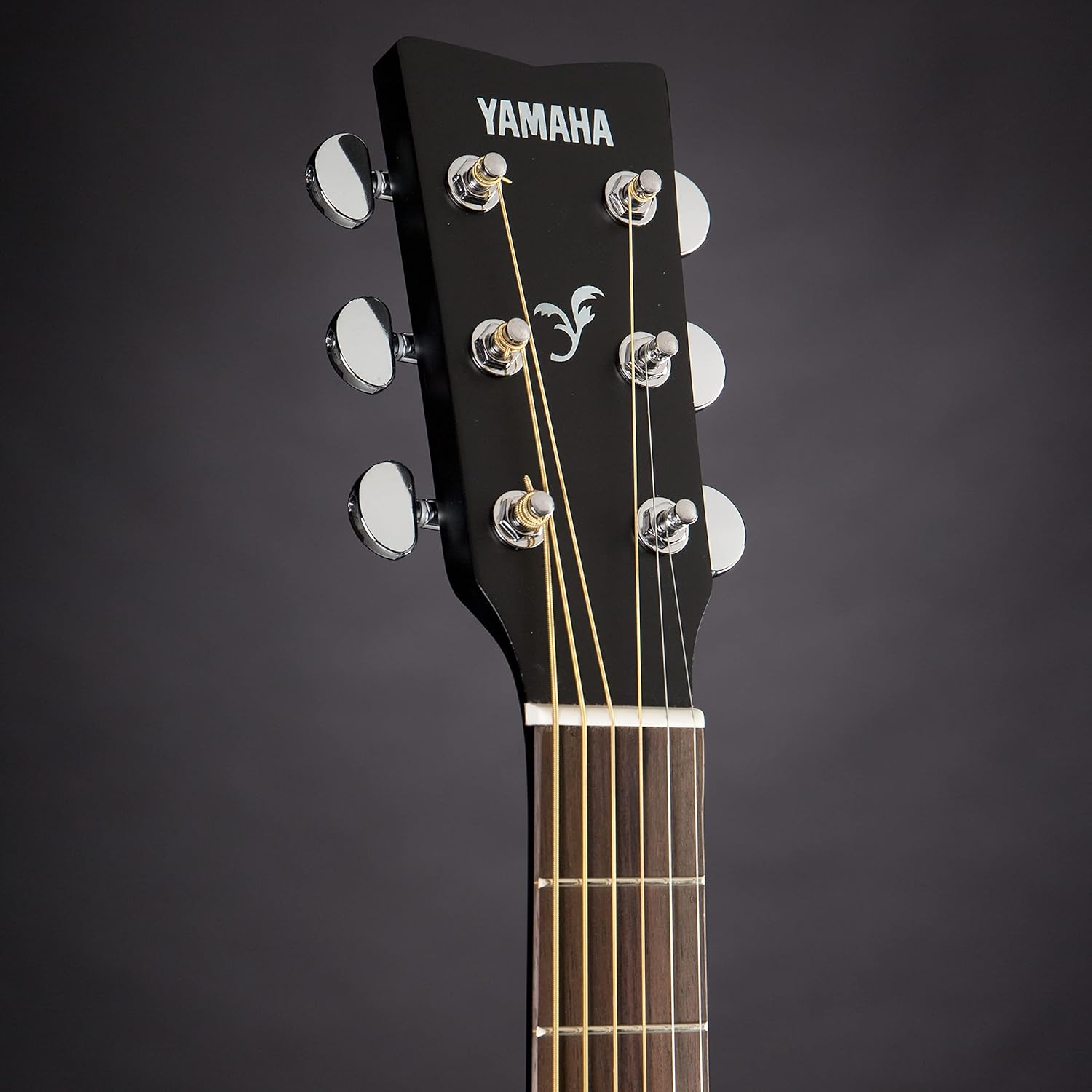 Yamaha F370 Full Size Steel String Acoustic Guitar - Traditional Western Body - Classic Black - Image 5