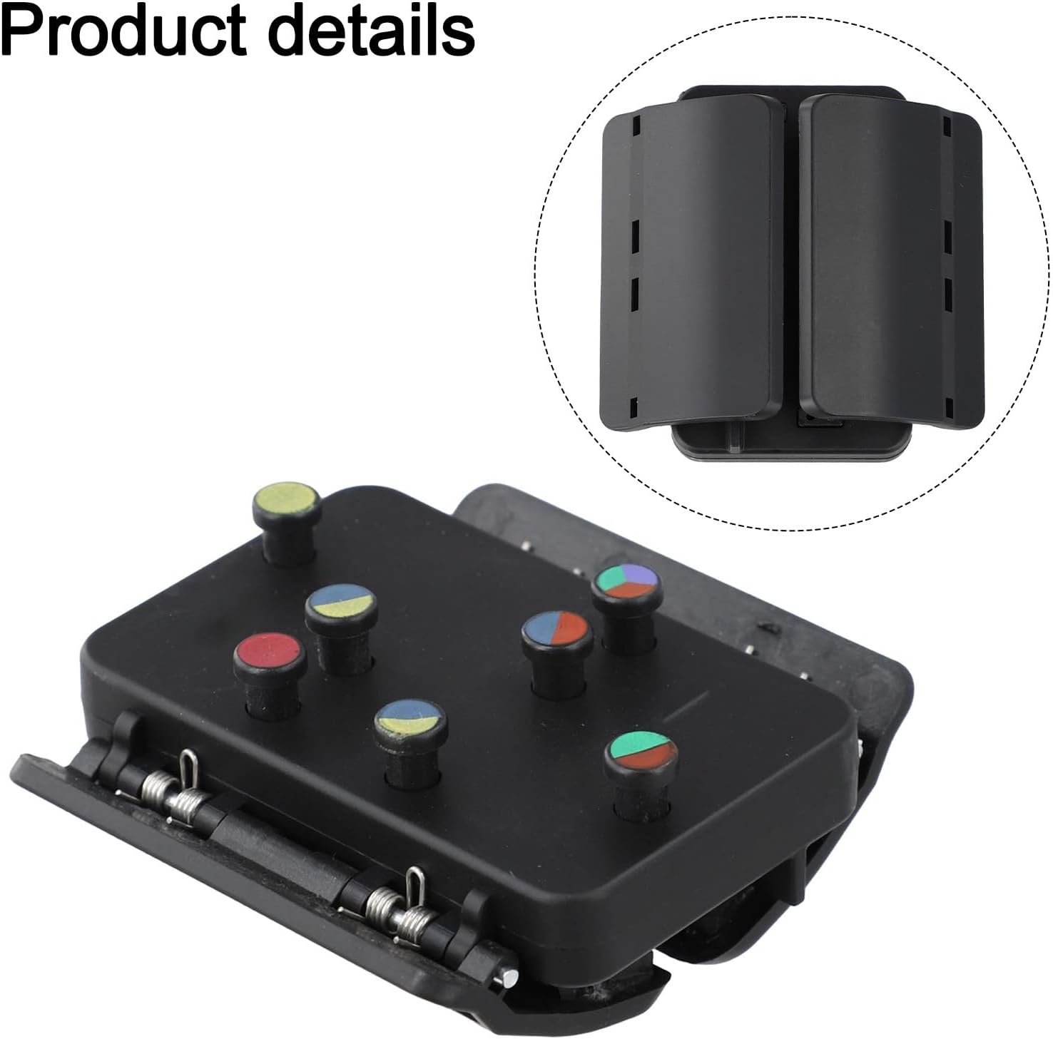 ZYWUOY Ukulele Chord Presser, ABS Finger Protector for Beginners Practice, Black 68.7mm Tool - Image 8