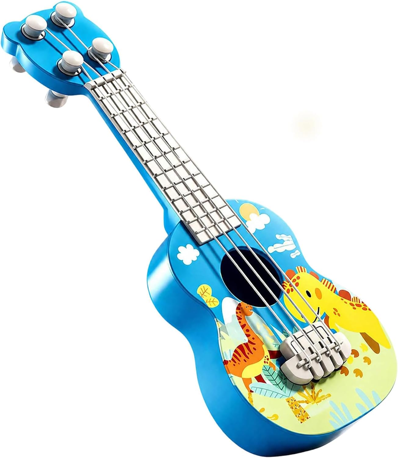 1-Piece Kids Guitar, Toy Guitar and Ukulele for Kids, Mini Musical Instrument for Practice and Display - Image 2