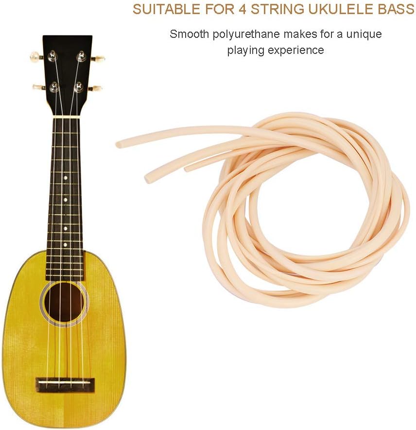 YUYTE Ukulele Strings Set PCS Ukulele Bass Strings Set - Premium Polyurethane Replacement for 4 String Bass - Image 7