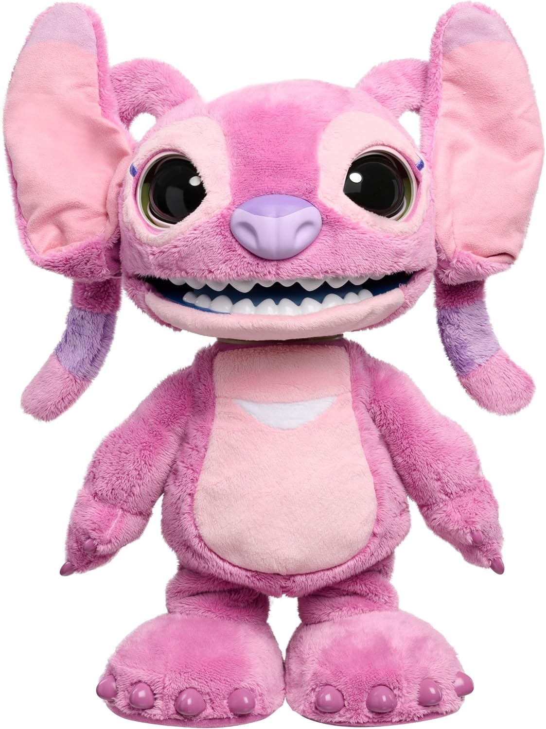 Just Play Disney Stitch Ultimate Angel Interactive 43 cm Plush Toy, 100+ Sounds & Reactions, Moves Like a Real-Life Angel, Toy for Fans, Girls, Kids, 3 and Up - Image 2